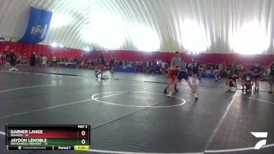 107-109 lbs Round 1 - Garner Lange, Waukon vs Jaydon LeNoble, Weyauwega-Fremont