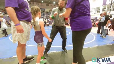 52-55 lbs Rr Rnd 1 - Elisabeth Greer, Heat vs Kyllie Gwinn, Buck Pride Wrestling