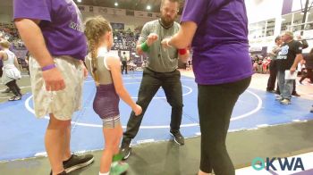 52-55 lbs Rr Rnd 1 - Elisabeth Greer, Heat vs Kyllie Gwinn, Buck Pride Wrestling