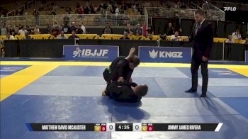 Jimmy James Rivera vs Matthew David McAlister 2025 Pan Jiu Jitsu IBJJF Championship