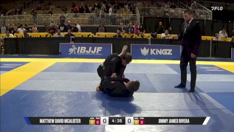 Jimmy James Rivera vs Matthew David McAlister 2025 Pan Jiu Jitsu IBJJF Championship