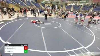 54 lbs Quarterfinal - Konn Brackett, Badlands Elite vs Dixon Turk, Westlake