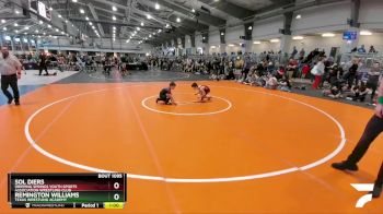 72 lbs Quarterfinal - Remington Williams, Texas Wrestling Academy vs Sol Diers, Dripping Springs Youth Sports Association Wrestling Club