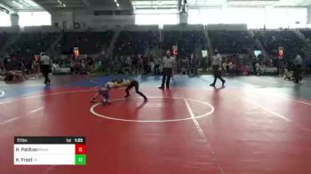 57 lbs Quarterfinal - Rocco Palillian, Pomona Elite vs Kellen Frost, Team Aggression