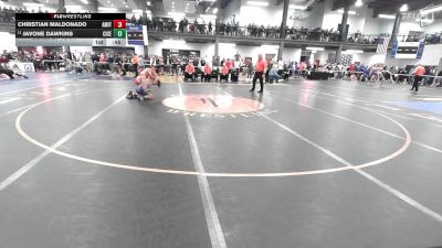 132 lbs Consi Of 16 #1 - Christian Maldonado, Amityville vs Javone Dawkins, Cicero-no.syracuse