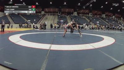 133 lbs Cons. Round 5 - Lee Camp, Reinhardt University (GA) vs Micah Medina, Unattached