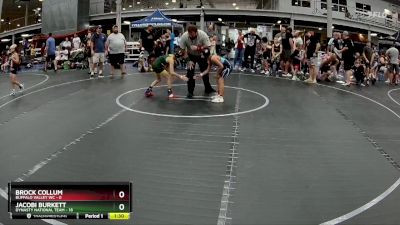 60 lbs Round 7 (8 Team) - Brock Collum, Buffalo Valley WC vs Jacobi Burkett, Dynasty National Team