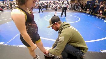 70-75 lbs Consi Of 4 - Makayla Stephens, Cleveland Take Down Club vs Brady Hembree, Wyandotte Youth Wrestling