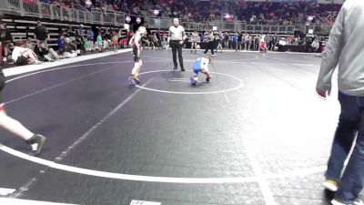 75 lbs Consi Of 8 #2 - Bentlee Taylor, North County Raider Wrestling vs Colt Hogue, Terminator Wrestling Academy