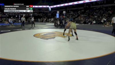 120 lbs Consi Of 16 #1 - Samantha Rivera, Northview (SS) vs Chloe Pearce, Rancho Bernardo (SD)