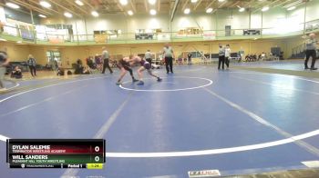 100 lbs Round 3 - Will Sanders, Pleasant Hill Youth Wrestling vs Dylan Salemie, Terminator Wrestling Academy