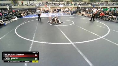 126 lbs Semis & 1st Wrestleback (8 Team) - Casen Kirksey, Willard vs Ryder Fortenberry, Liberty