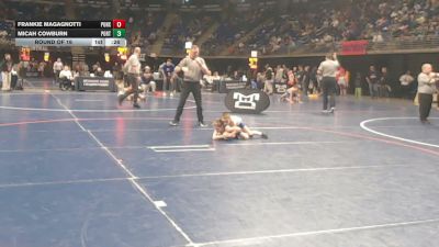50 lbs Round Of 16 - Frankie Magagnotti, Punxsutawney vs Micah Cowburn, Port Allegany