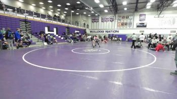 130 lbs Cons. Round 2 - Taylor Hancock, Hermiston vs Cassidy Hipskind, Columbia (White Salmon) (Girls)