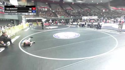 59 lbs Quarters - Isa Muratov, Tracy Wrestling Club vs Ethan Genest, Peterson Grapplers Wrestling Club