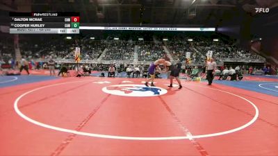 4A-285 lbs Cons. Round 2 - Dalton McRae, Campbell County vs Cooper Hurley, Campbell County