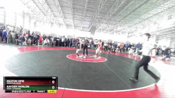 150 lbs Champ. Round 2 - Kayden Hanlon, Faith Lutheran vs Keaton Opie, Mountain Ridge