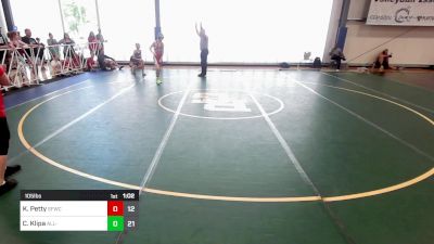 105 lbs Rr Rnd 2 - Kyle Petty, Forge MS vs Coleton Klipa, All-American Wrestling Club