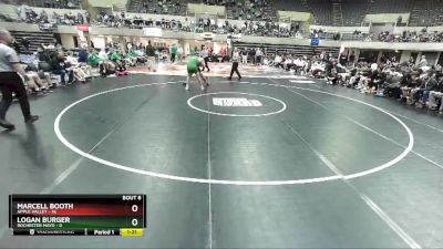 170 lbs Semis & 1st Wrestleback (8 Team) - Logan Burger, Rochester Mayo vs Marcell Booth, Apple Valley