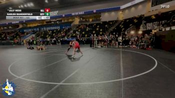 155 lbs Cons. Round 3 - Lilly Ness, Williamsburg vs Raelen Manderfield, New Hampton