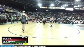 3A 220 lbs Cons. Round 3 - Kaleb Homan, Buhl vs Talan Schuldies, South Fremont