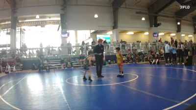 55 lbs 3rd Place Match - Johnathan Johnson, Gladiators Academy Wrestling vs Knox Alleman, Predator Wrestling