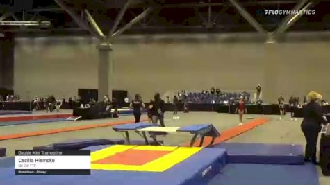 Cecilia Hiemcke - Double Mini Trampoline, So Cal TTC - 2021 USA Gymnastics Championships