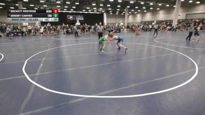 120 lbs Quarters - Jeremy Carver, Contenders Wrestling Academy vs Beckett Edstrom, MN Elite Wrestling Club