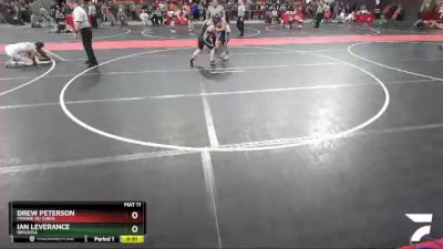 135 lbs Quarterfinal - Drew Peterson, Prairie Du Chien vs Ian Leverance, Nekoosa