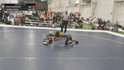 100 lbs Cons. Rd Of 16 - Kevin Rodriguez, Lone Star Mat Club vs Javier Flores, Lone Star Mat Club