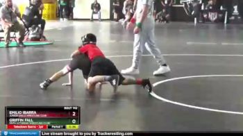 61 lbs Round 2 - Griffin Fall, Faith Lutheran Wrestling Club/ vs Emilio Ibarra, Junior Gaels Wrestling Club