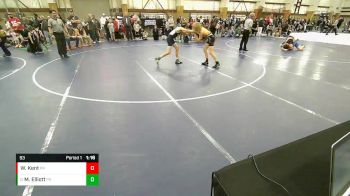 93 lbs Cons. Semi - Mason Elliott, Syracuse vs Wesley Kent, Team Sublime