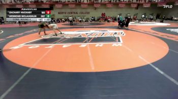 184 lbs Cons. Round 4 - Zachary Huckaby, Wabash vs Desmond McLaughlin, Castleton