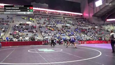 285 lbs Semifinal - Charles McGrant, New Haven vs Isaiah Coolman, Leo