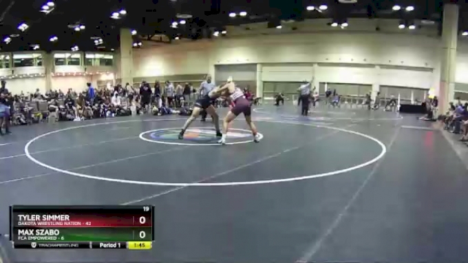 160 lbs Round 5 (10 Team) - Max Szabo, FCA Empowered vs Tyler Simmer ...