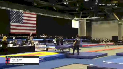 Max Poveda - Double Mini Trampoline, World Elite - 2021 USA Gymnastics Championships
