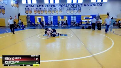 150 Gold Round 3 - Brock Weaver, Camden County vs Kaden Schaefer, Fleming Island