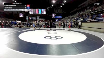 106 lbs Cons. Quarters - Abe Heysinger, IA vs Evan Cies, PA