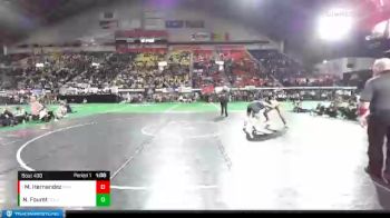 4A 160 lbs 1st Place Match - Milton Hernandez, Minico vs Nakoa Fouret, Columbia