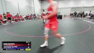 190 lbs Quarterfinals (8 Team) - Evan McKinnis, Arkansas Red vs Tayshaun Glover, North Carolina