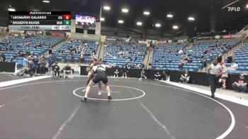174 lbs Cons. Semi - Leonardo Galasso, Arizona Christian University vs Braedyn Rakes, Morningside (Iowa)