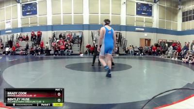 175 lbs Round 1 (4 Team) - Brady Cook, Dragon Wrestling Club vs Bentley Muse, Columbus North Wrestling Club