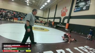 132D Round 2 - Brayden Pangus, Natrona County vs Sundance Ahenakew, Huntley Project