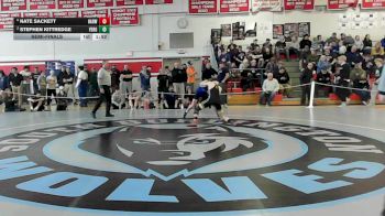 132 lbs Semifinal - Nate Sackett, Harwood vs Stephen Kittredge, Vergennes