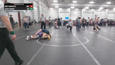 144 lbs Round 6 (10 Team) - Joey Montoya, Team Shutt vs Zach Fondo, New England Gold