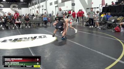 119 lbs Placement Matches (8 Team) - Nate Newman, West Shore Wrestling Club vs Noah Hernandez, Ruthless