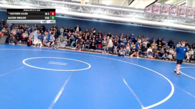 132 lbs Round 1 - Hayden Liles, Great Bend HS vs Jacob Weiler, Kearney