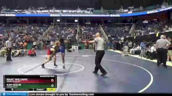 1 lbs Quarterfinal - Isaac Williams, Union Academy vs Kam Bolin, Cherryville