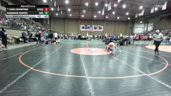 113 lbs Cons. Round 3 - Cade Crawford, Platte County vs Kameron Hunter, Choctaw