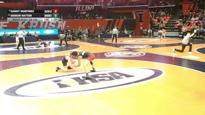 2A 126 lbs Cons. Round 1 - Gideon Hayter, Mahomet (M.-Seymour) vs Danny Martinez, Deerfield (H.S.)